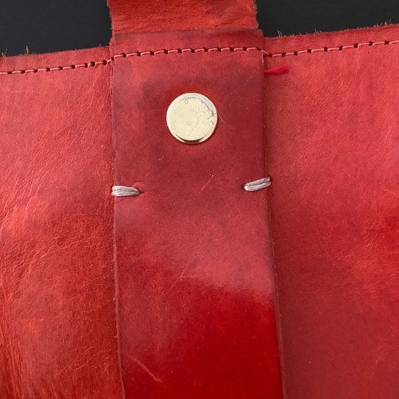 Clare V La Tropezienne Red leather - Picture 2 of 6
